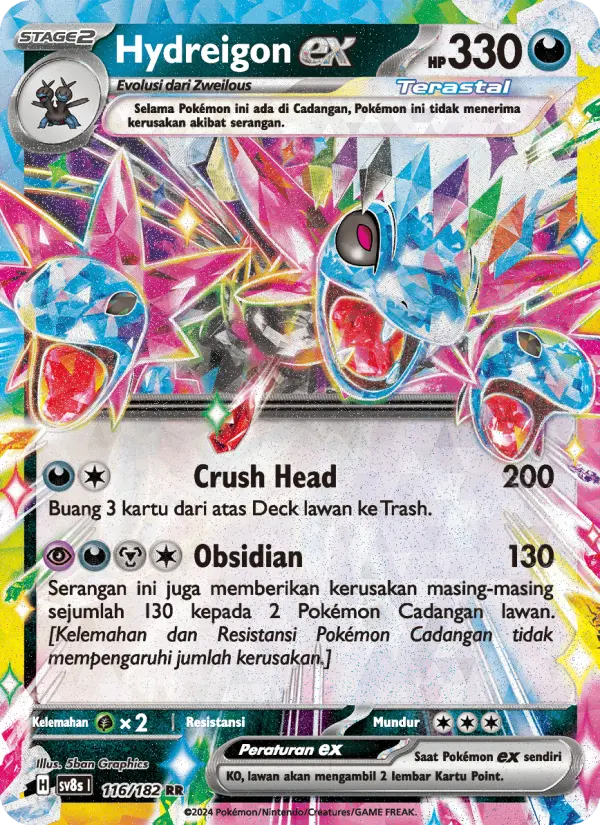 Hydreigon ex card image