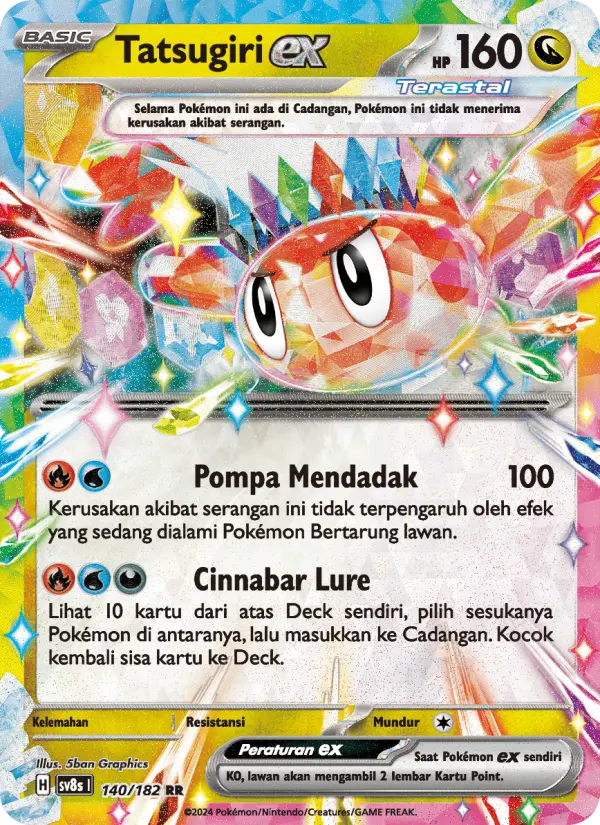 Tatsugiri ex card image