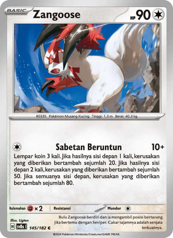 Zangoose card image