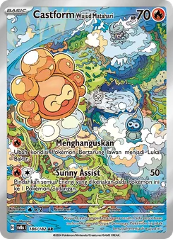 Castform Wujud Matahari