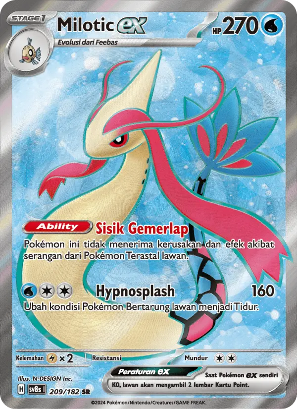 Milotic ex card image