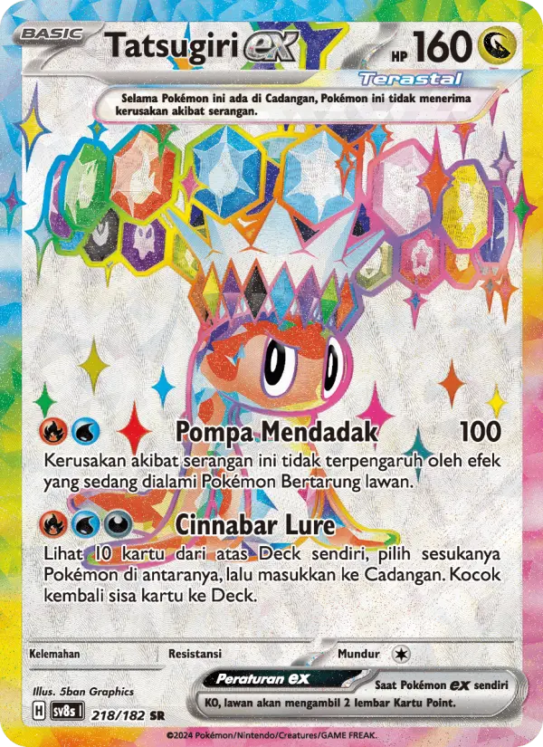 Tatsugiri ex card image
