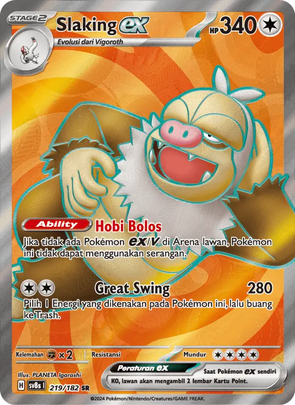 Slaking ex card image