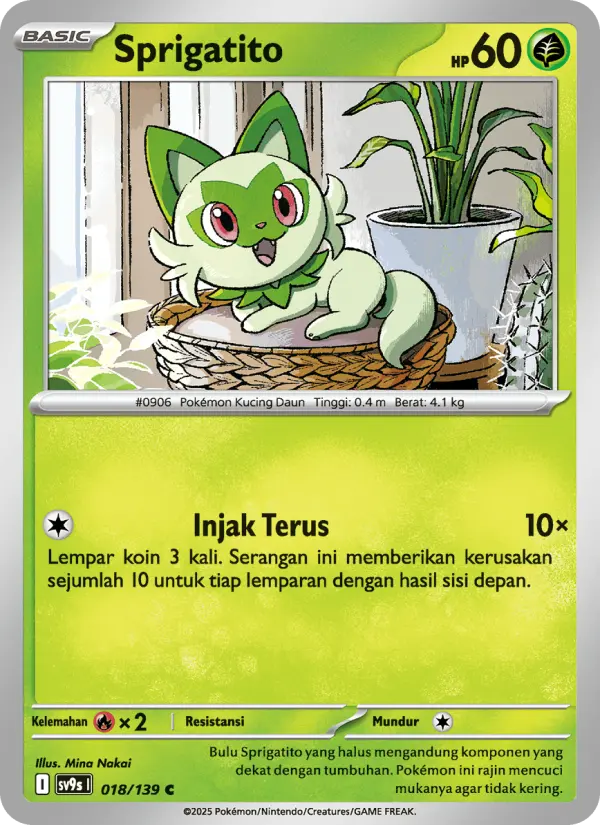 Sprigatito card image