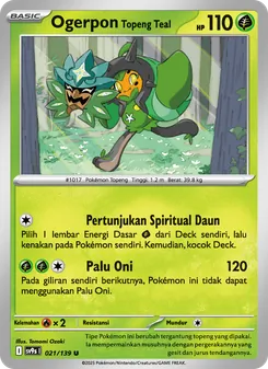 Ogerpon Topeng Teal