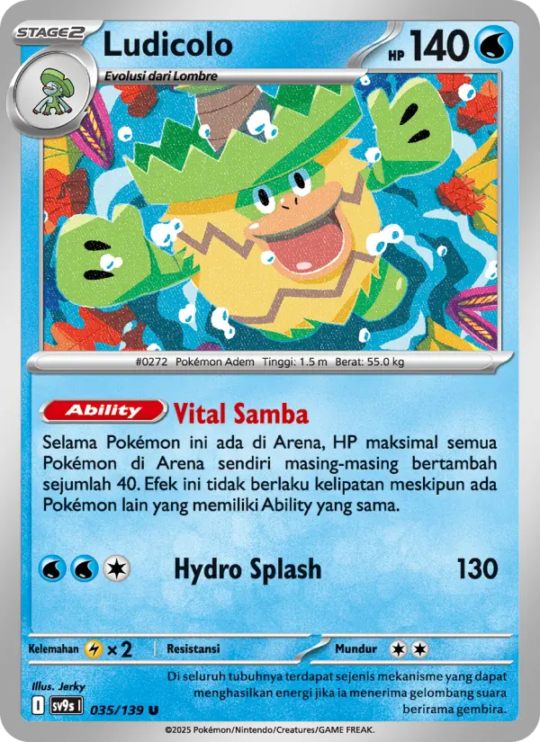 Ludicolo card image