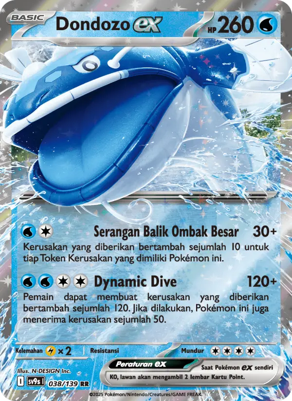 Dondozo ex card image
