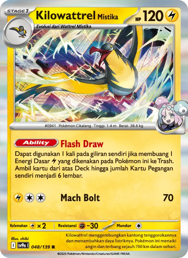 Kilowattrel <Mistika> card image