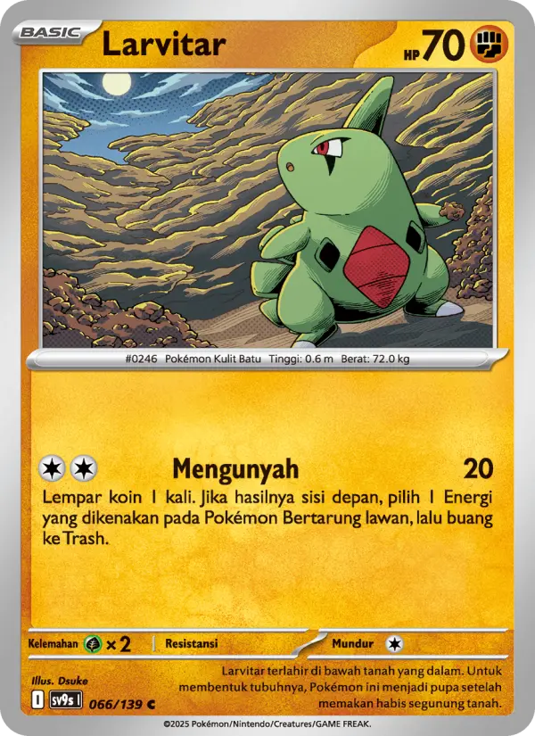 Larvitar card image