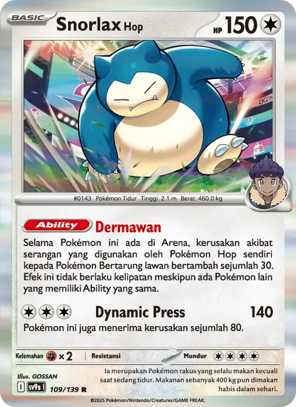 Snorlax <Hop> card image