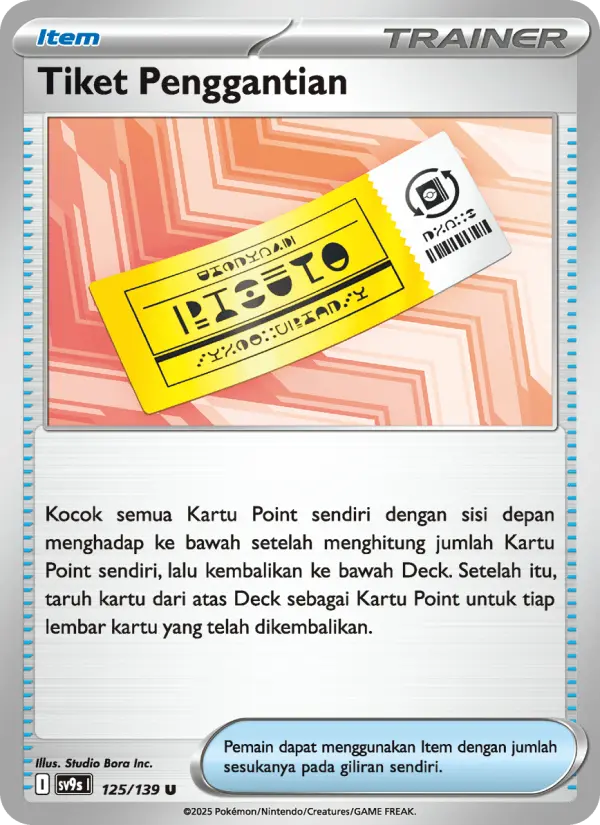 Tiket Penggantian card image