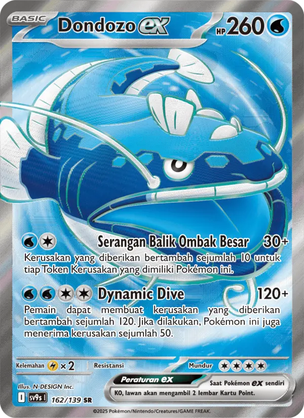Dondozo ex card image