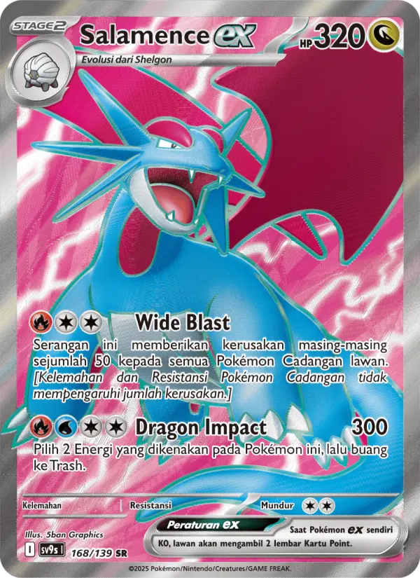 Salamence ex card image