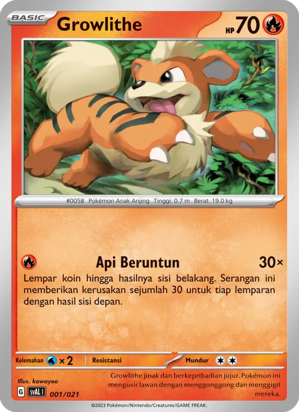 Growlithe card image