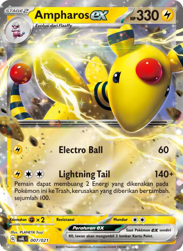 Ampharos ex card image