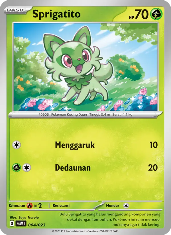 Sprigatito card image