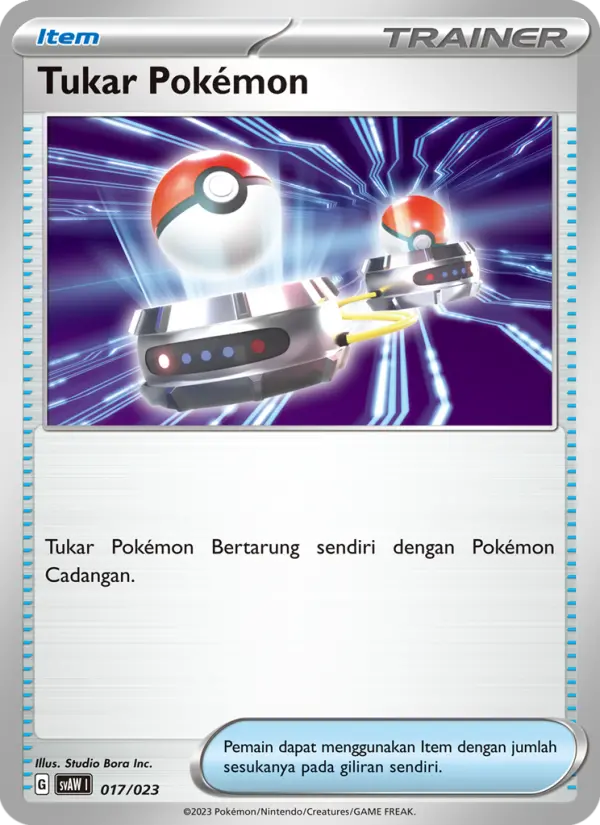Tukar Pokémon card image