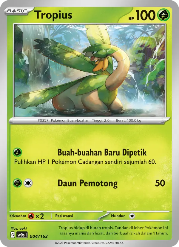 Tropius card image