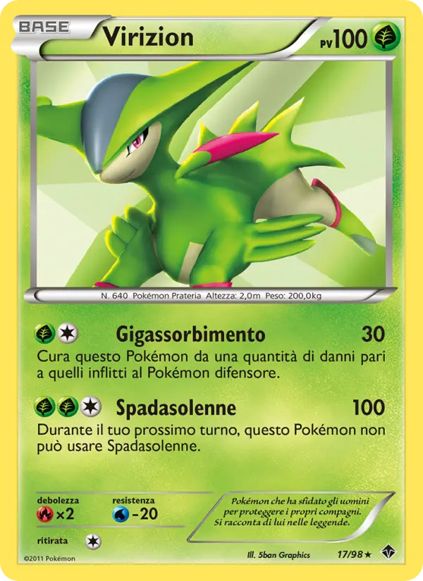 Virizion card image