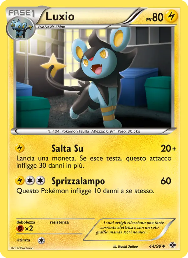 Luxio card image