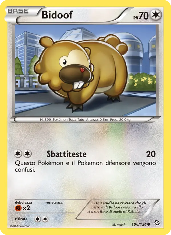 Bidoof card image
