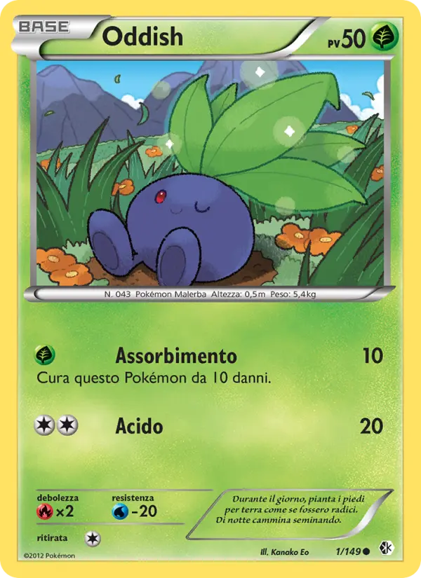 Oddish card image