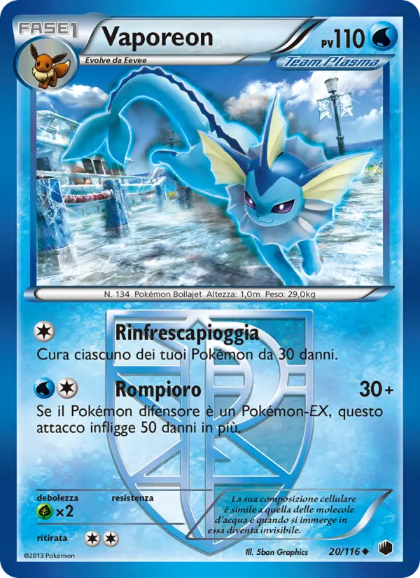 Vaporeon card image