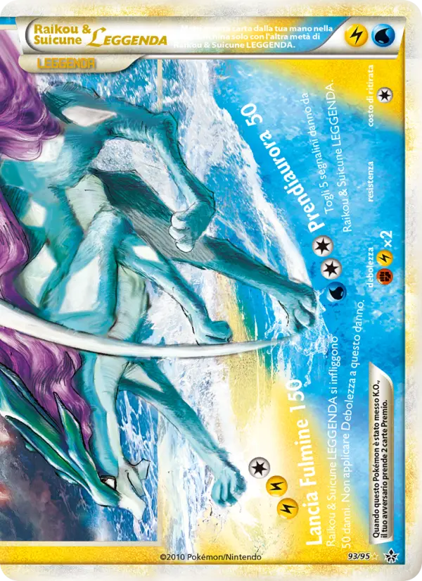 Raikou & Suicune LEGEND (Italian)