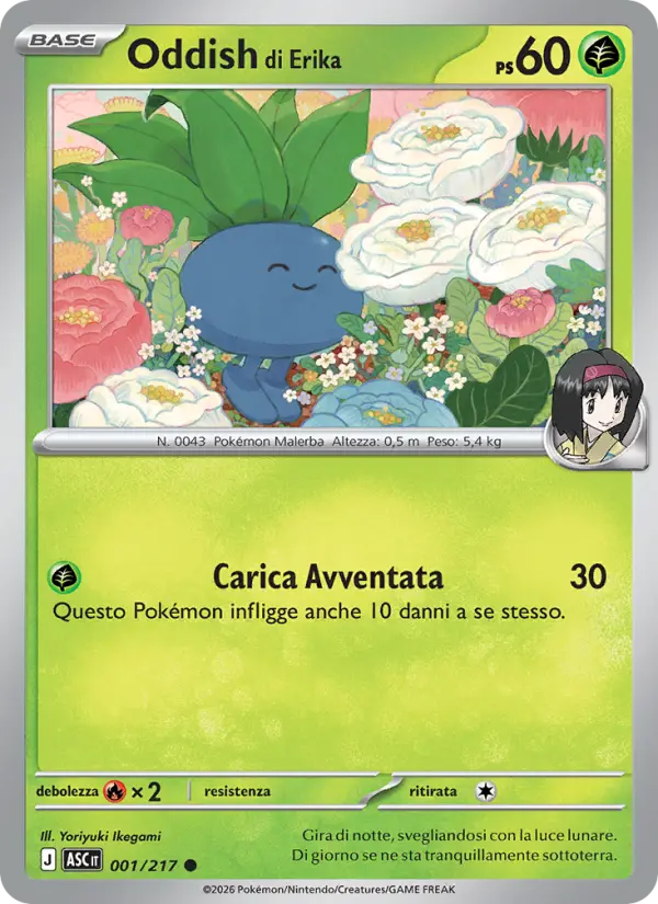 Oddish di Erika card image