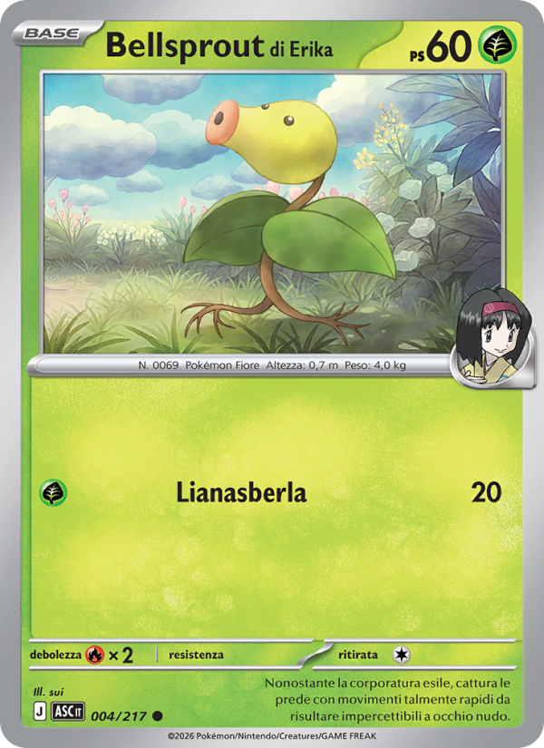 Bellsprout di Erika