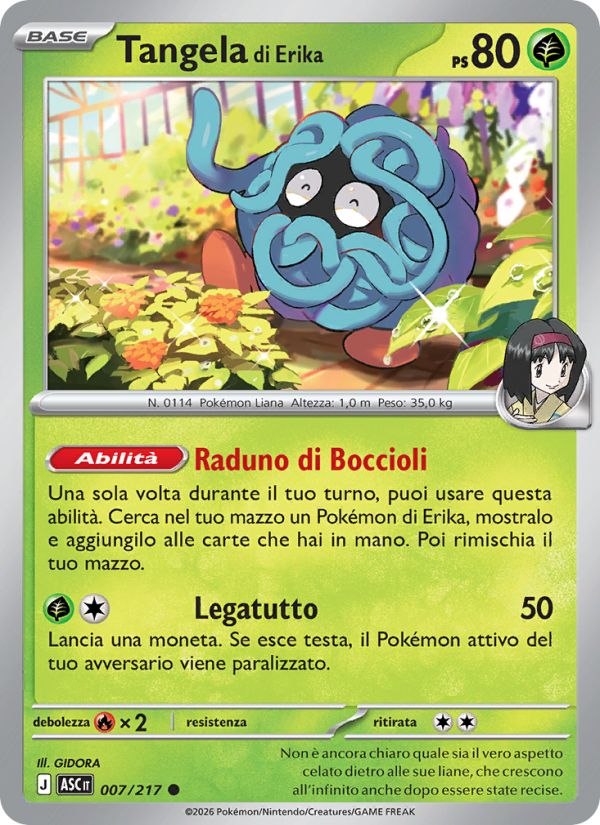 Tangela di Erika
