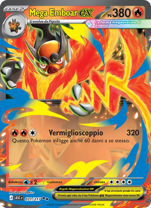 Mega Emboar-ex card image