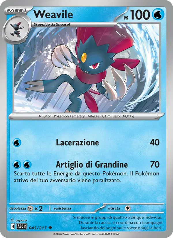 Weavile card image