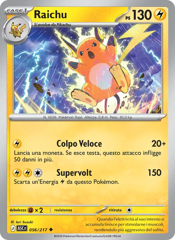 Raichu card image