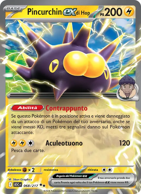 Pincurchin-ex di Hop card image