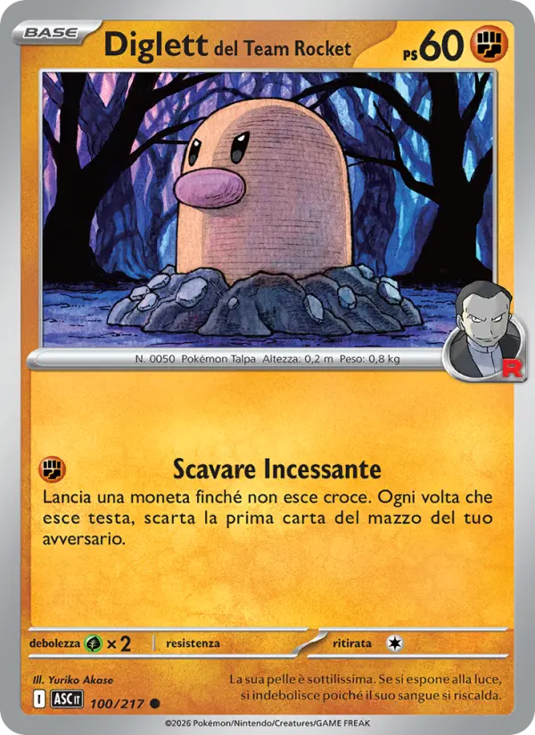 Diglett del Team Rocket card image