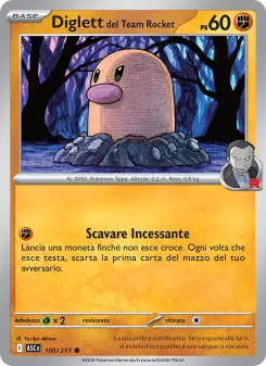 Diglett del Team Rocket