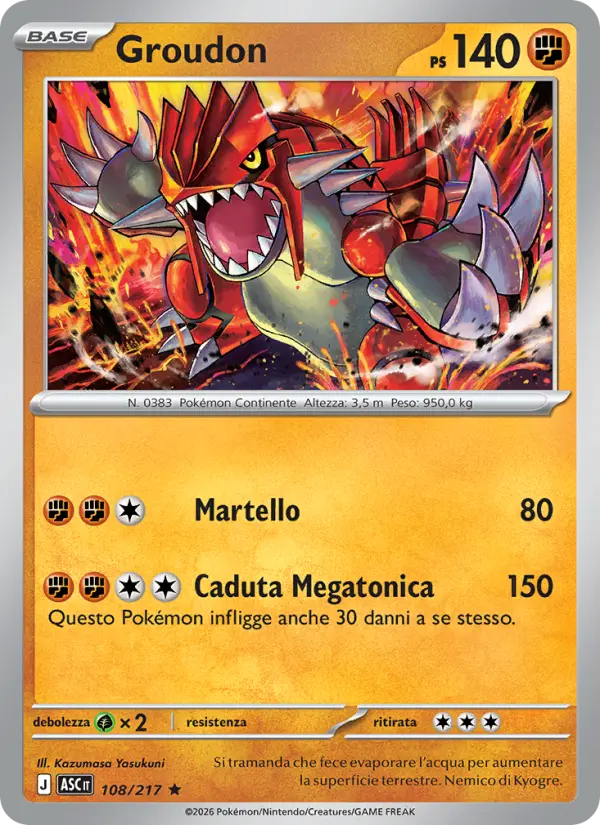 Groudon card image