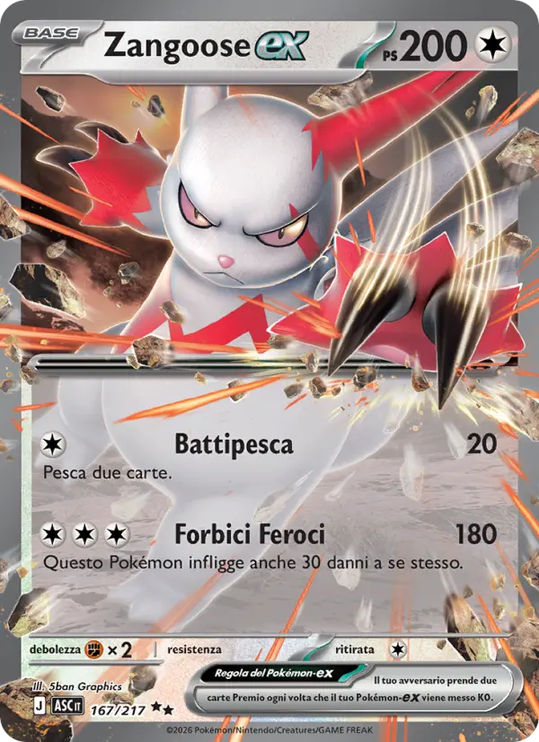 Zangoose-ex card image