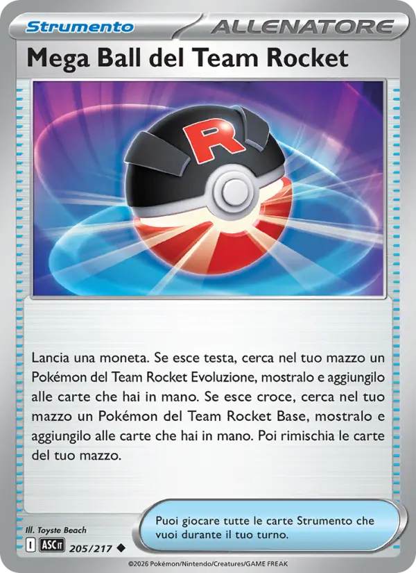 Mega Ball del Team Rocket card image