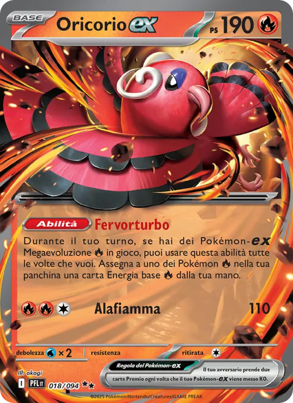 Oricorio ex (Italian)