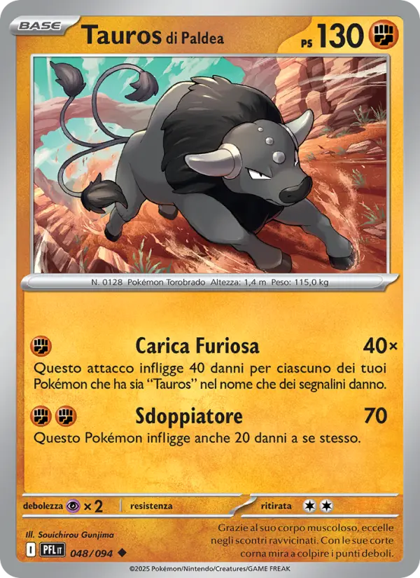 Tauros di Paldea card image