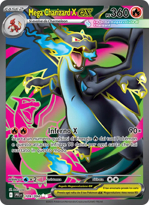 Mega Charizard X-ex card image
