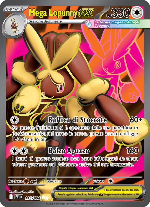 Mega Lopunny-ex card image