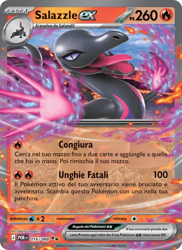 Salazzle ex (Italian)