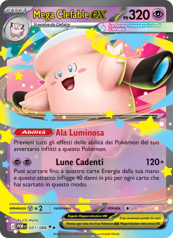 Mega Clefable ex (Italian)