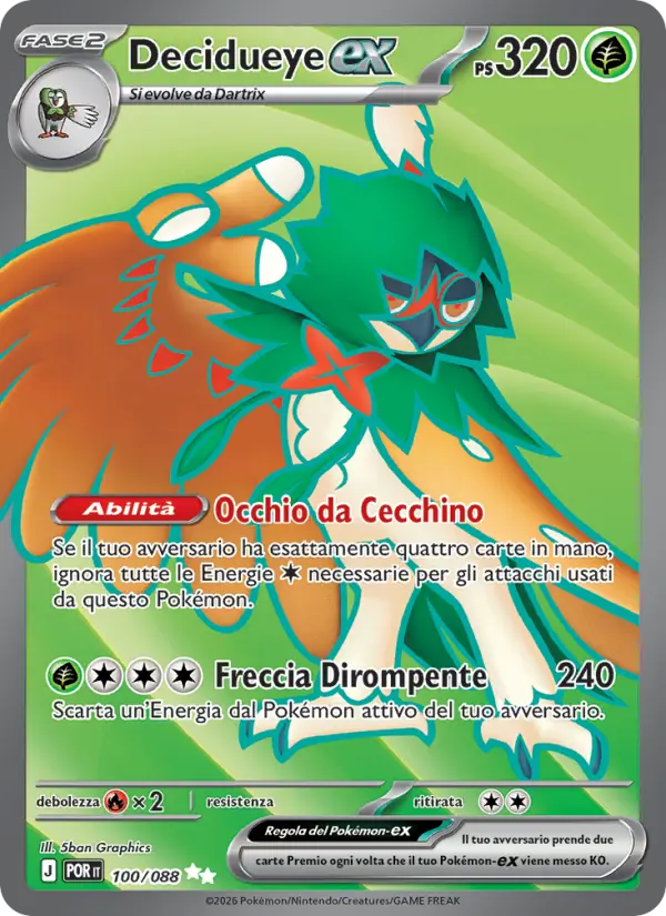 Decidueye ex (Italian)