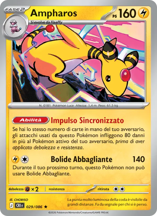 Ampharos Pokemon card