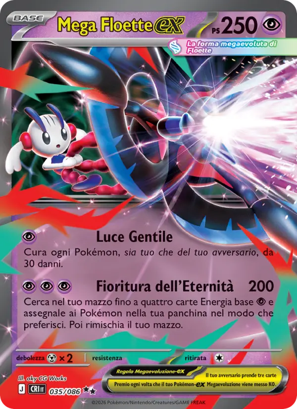 Mega Floette-ex Pokemon card