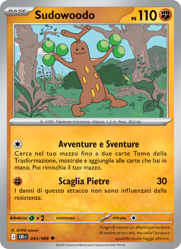 Sudowoodo